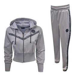 Дамски спортен екип City Angels Jeans, Сив 6636