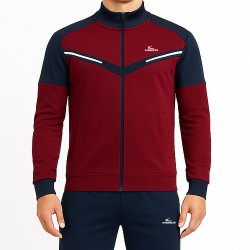 Мъжки спортен екип, Тъмно червен, 3080